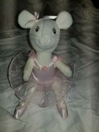Angelina Ballerina Mouse 9.  5 " H Plush American Girl