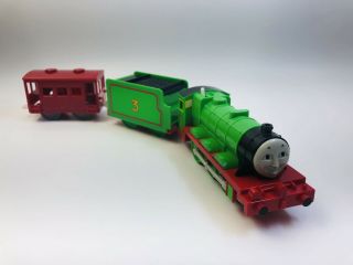 Henry & Caboose TOMY Trackmaster Thomas & Friends Motorized Railway Train 3