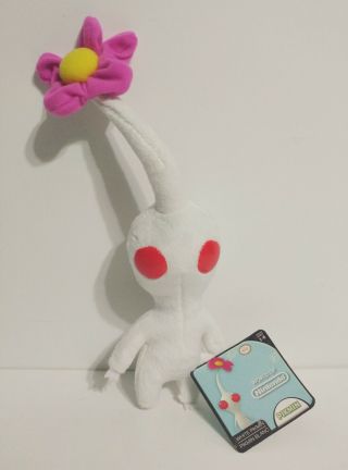 White Pikmin Flower Stuffed Plush World Of Nintendo Official Licensed Rare Tag