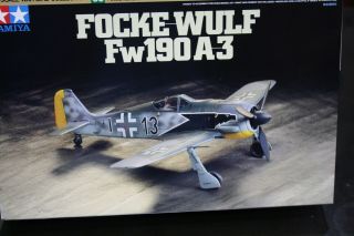 1/72 Tamiya Focke Wulf Fw 190 A - 3 German Wwii Fighter Detail Model