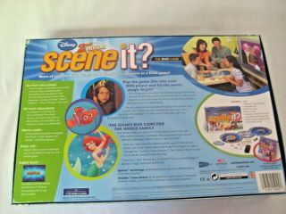 Disney Scene It? 2nd Edition DVD Board Game Complete 2