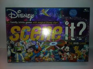 Disney Scene It? The Dvd Family Trivia Board Game Mattel Mickey Mouse Complete