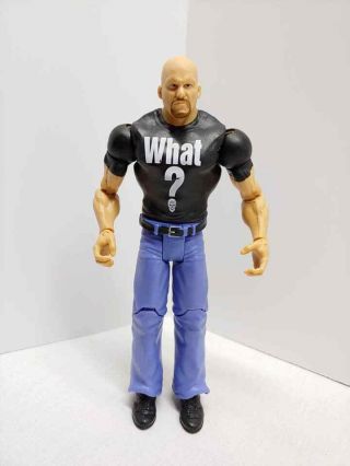 2011 Wwe Mattel Stone Cold Steve Austin Loose Figure With What? Skull Shirt