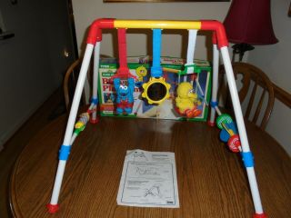 Vintage Sesame Street Baby Play Gym Tyco 1994 Baby Infant Toy 3 - 12 Months