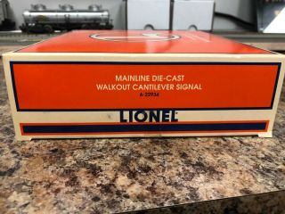 Lionel Mainline Die Cast Walkout Cantilever Signal 6 - 22934
