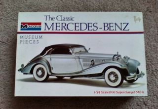 1972 Monogram The Classic 1939 Mercedes Benz Supercharged 540 - K Model 1/24 Scale