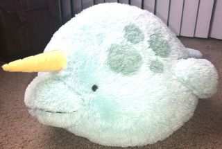 Squishable,  Narwhale,  22 Inches Soft And Cuddly