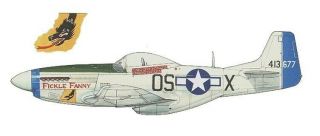 AEROMASTER DECALS 1/48 P - 51D Mustang 20th FG 355th FG 352nd FG 361st FG (USAAF) 2