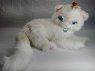 32” Mattel Barbie Sarafina Plush White Persian Kitty Cat Large Embroidered 2004