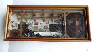 Classic Ford Mustang Garage Diorama