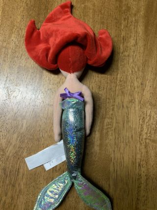 DISNEY Store The Little Mermaid Ariel Plush Soft Toy Doll Stuffed Small 12 in 2