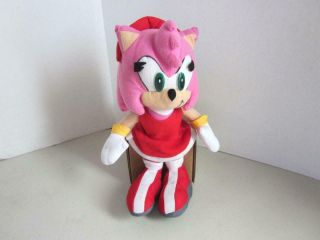 Toy Network Sonic X The Hedgehog Amy Rose Plush Toy Sega 11 " Tall