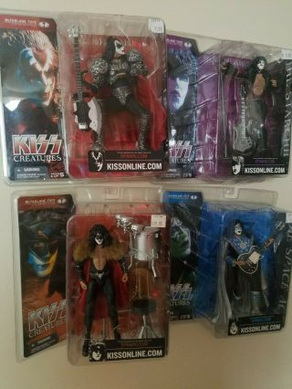 Kiss Creatures Action Figures Full Set Of 4