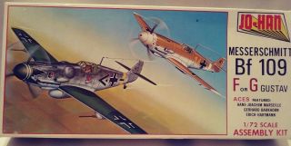 Jo - Han Messerschmitt Bf 109 F Or G Gustav 1 72 Plastic Scale Model Complete