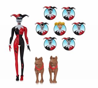 Dc Collectibles Batman The Animated Series: Harley Quinn Expressions Pack