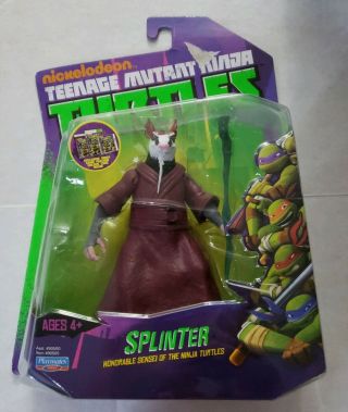 2012 Tmnt Nickelodeon Teenage Mutant Ninja Turtles Master Splinter Figure Nib