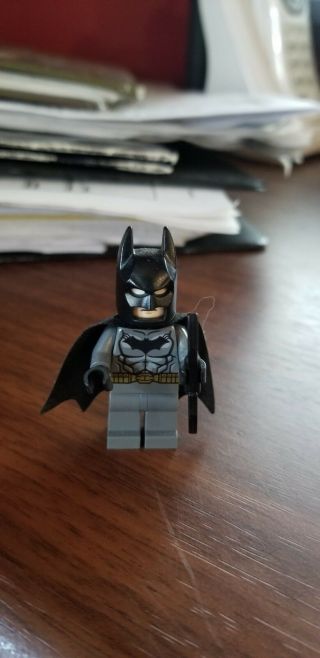 Lego Batman Dc Batman Minifigure Black Cape Helmet Batarang