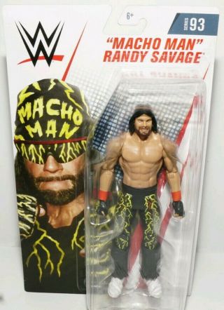 Macho Man Randy Savage Wwe Mattel Basic Series 93 Action Figure