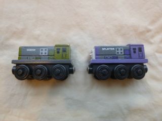 Thomas & Friends Splatter And Dodge Wooden Railway Train Engines
