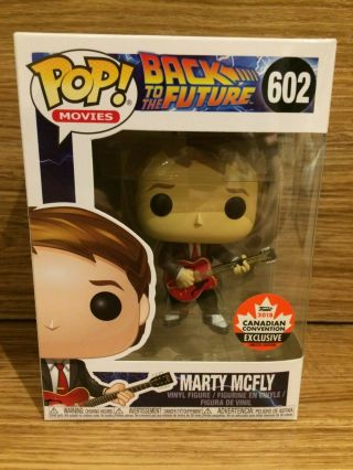 Funko Pop 602 Marty Mcfly Back To The Future Canadian Convention Exclusive