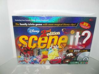 Disney Scene It? 2nd Edition Dvd Board Game Complete