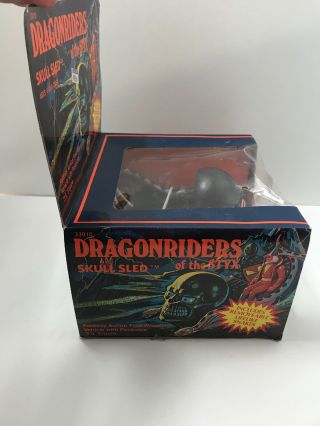 Dragonriders Of The Styx Skull Sled In Open Box Vintage Mib NOS Very Rare 3