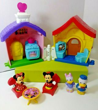 Fisher Price Little People Mickey Mouse Minnie Mouse Donald Daisy