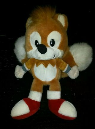 Sonic The Hedgehog Miles Prower Tails Fox Plush Toy By Caltoy 1994 Sega,