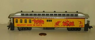 Roundhouse Ho Scale Barnum & Bailey Circus Combination Car - Model Train Layouts
