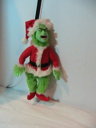 Dr Seuss How The Grinch Stole Christmas Talking Doll Jim Carrey 2000 Face Puppet