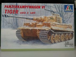 Italeria German Panzerkampfwagen Tiger Battle Tank Wwii Toy War Collectible 1:35