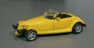 Maisto Yellow Chrysler Prowler 1:39 Pull Back Action Diecast Car
