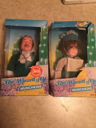 2 1988 The Wizard Of Oz Munchkins Action Figure