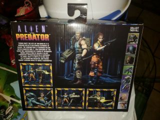 Neca Alien vs Predator Arcade Appearance Dutch & Linn 7” Action Figures 2 - Pack 2