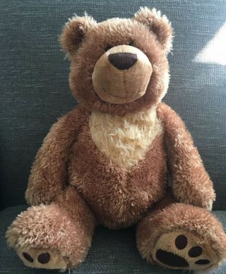 Gund Slumbers Teddy Bear Tan Light Brown Soft Plush 17” 320709 Stuffed Animal
