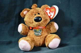Ty Beanie Babies Pooky Teddy Bear Plush Toy Cuddly Stuffed Animal Soft Gift Doll