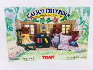 Calico Critters The Living Room Set Vintage 1985 & 1993