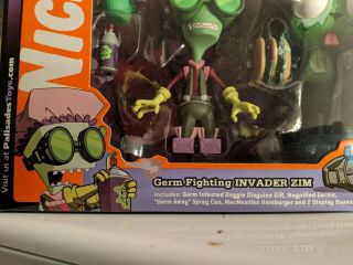 Invader Zim and Gir Palisade Toys 2005 Hot Topic Exclusive GERM FIGHTING 2 - Pack 2