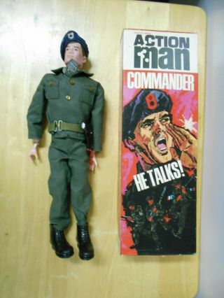 Vintage 1967 Palitoy Action Man Commander Figure - Hasbro - Gi Joe