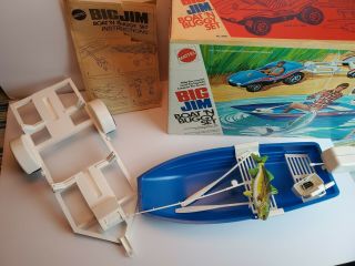 Vintage Mattel BIG JIM Boat n Buggy Set 1973 complete stickers 3