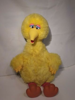 Vintage Sesame Street Ideal 1986 Big Bird Talking Plush