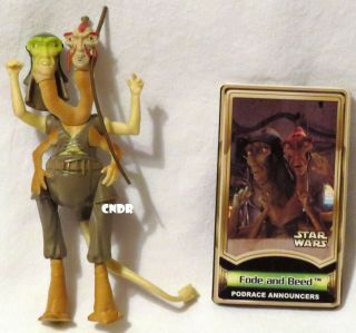 Star Wars Power Of The Jedi Loose 3.  75 " Figure Fode & Beed (2 Headed Announcers)