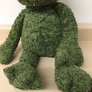 Gund Jumbo Plush Frog 24” Stuffed Animal Green Frog EUC AR180 3