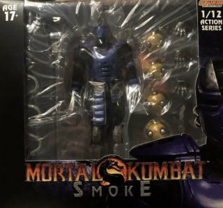 Nycc 2019 Storm Collectibles Mortal Kombat Cyber Ninja Smoke 1/12 Scale Figure