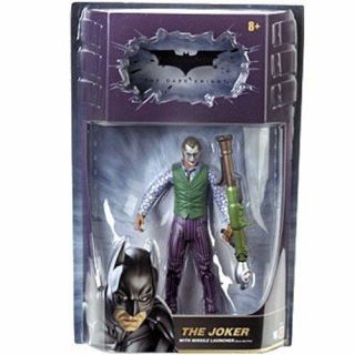 Batman Dark Knight Deluxe Action Figure Joker With Missile Launcher