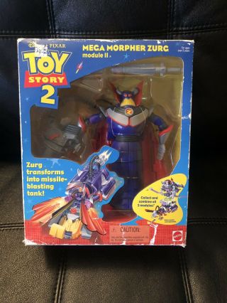 Mega Morpher Zurg Module Ii Disney Toy Story 2 Mattel Action Figure 1999