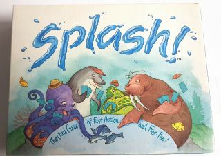 Splash Game Vintage 1993 - The Card Game Of Fast Action & Fast Fun (ages 5, )