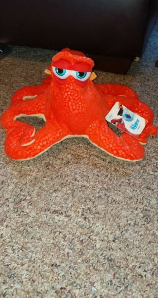 Disney Store Pixar Finding Dory Hank Octopus Stuffed Plush Toy 16 " With Tag