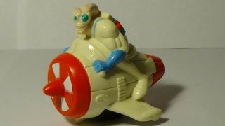 Earthworm Jim 3 " Figure On Rocketship Sega Genesis 1995 Retro Video Game Toy Fun