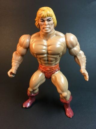 Vtg Mattel Masters Of The Universe He - Man Figure A - 99